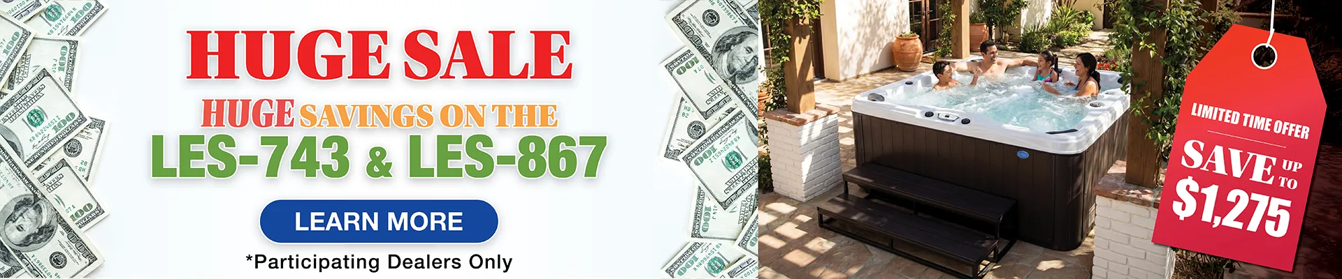 Calspas hot tub being used in a family setting - Marina Del Ray